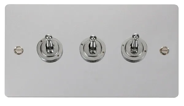 Define 10AX 3 Gang 2 Way Toggle  Switch