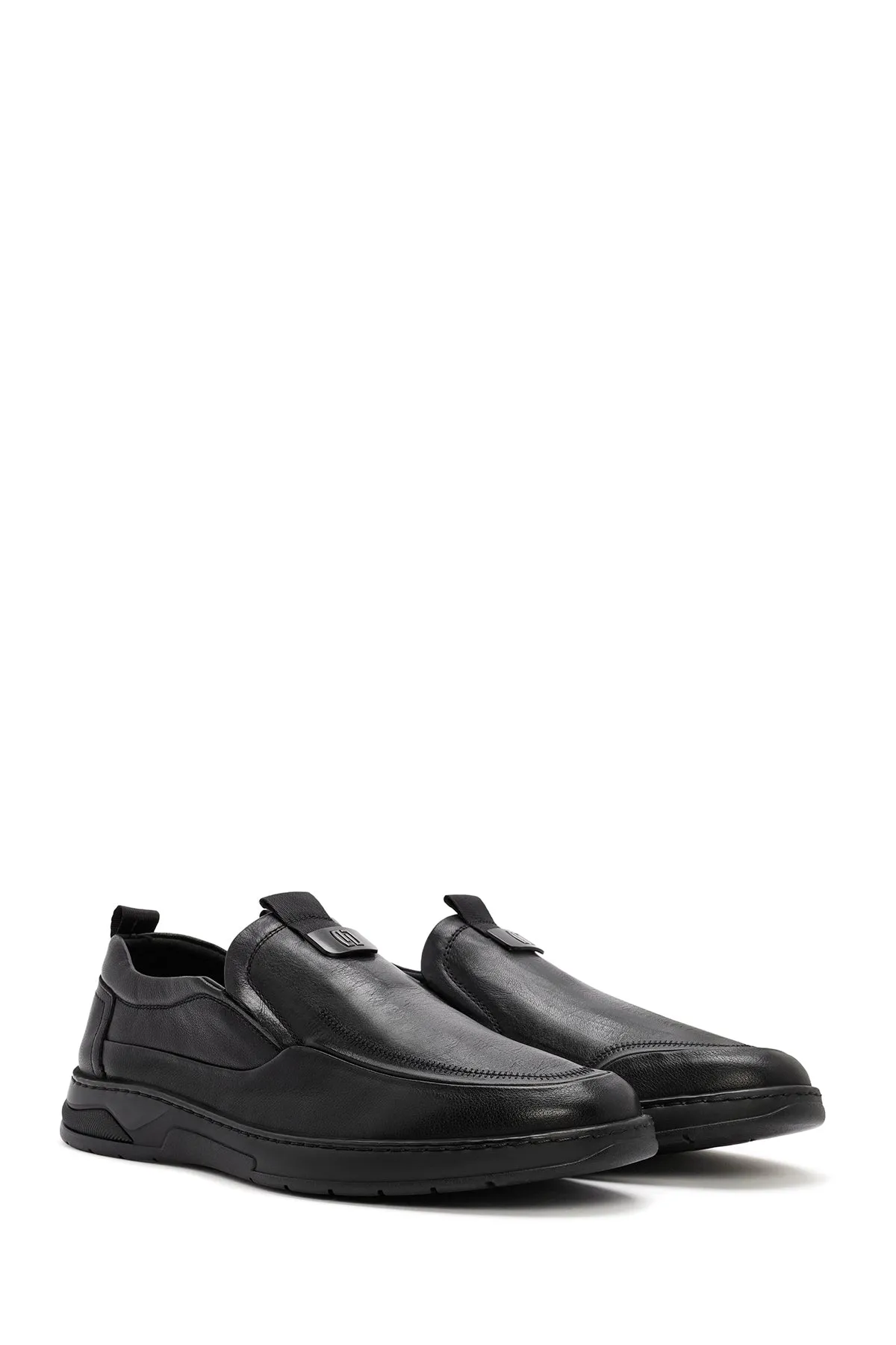 Derimod Fly Erkek Siyah Deri Casual Loafer