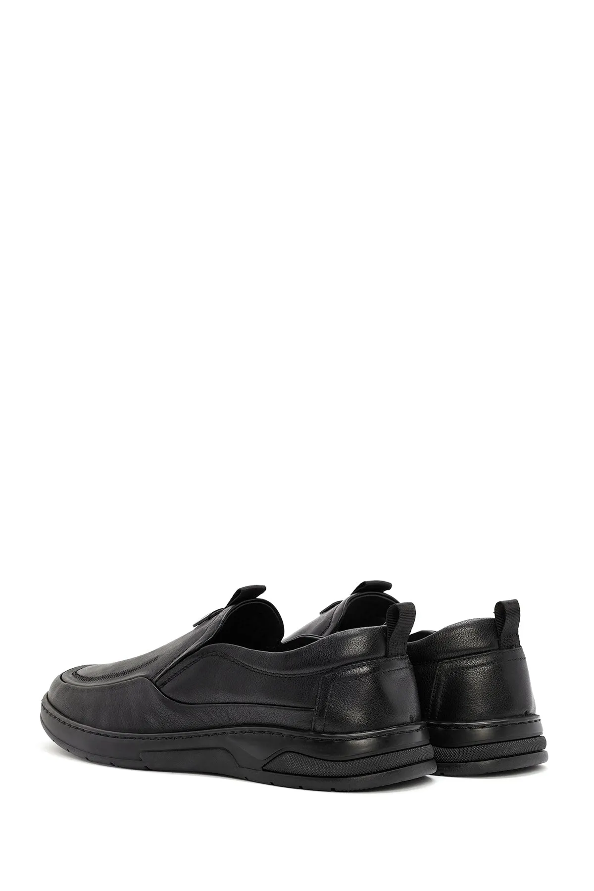 Derimod Fly Erkek Siyah Deri Casual Loafer
