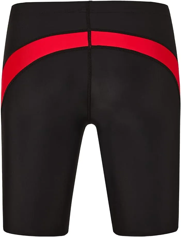 DEVOROPA Boys' Swim Jammers Youth Competitive Swim Team Suit Quick Dry Athletic Swimming Shorts UPF 50 Slim/Regular/Husky Fit