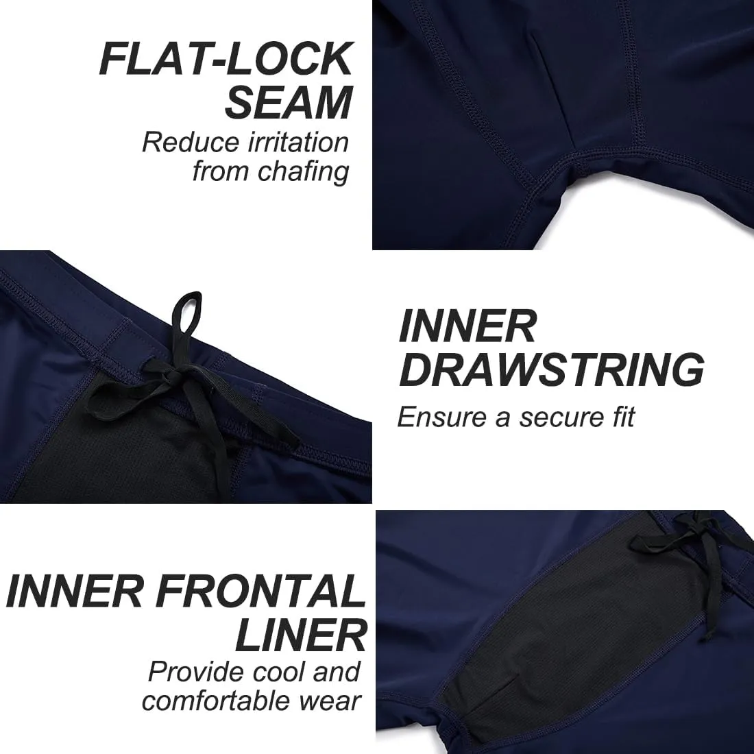 DEVOROPA Boys' Swim Jammers Youth Competitive Swim Team Suit Quick Dry Athletic Swimming Shorts UPF 50 Slim/Regular/Husky Fit