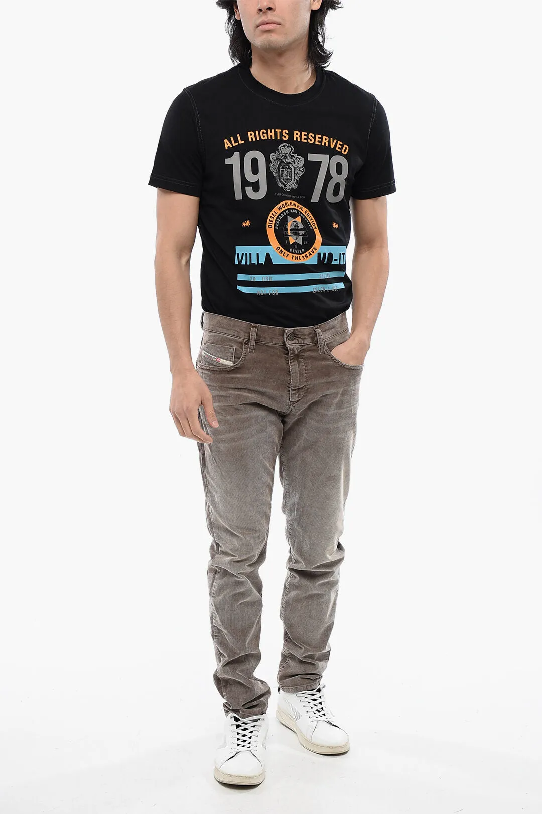 Diesel Corduroy Slim Fit 2019 D-STRUKT 5-Pockets Pants