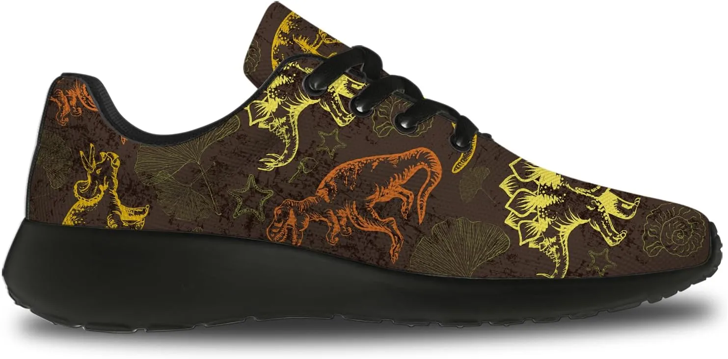 Dinosaur Shoes for Men Women Athletic Tennis Running Shoes Walking Sneakers Gifts for Boys Girls