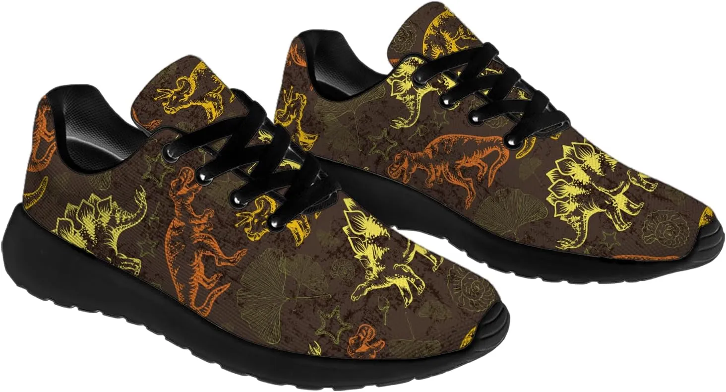 Dinosaur Shoes for Men Women Athletic Tennis Running Shoes Walking Sneakers Gifts for Boys Girls