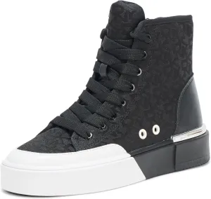 DKNY Women's Bitsy Logo High Top Sneaker