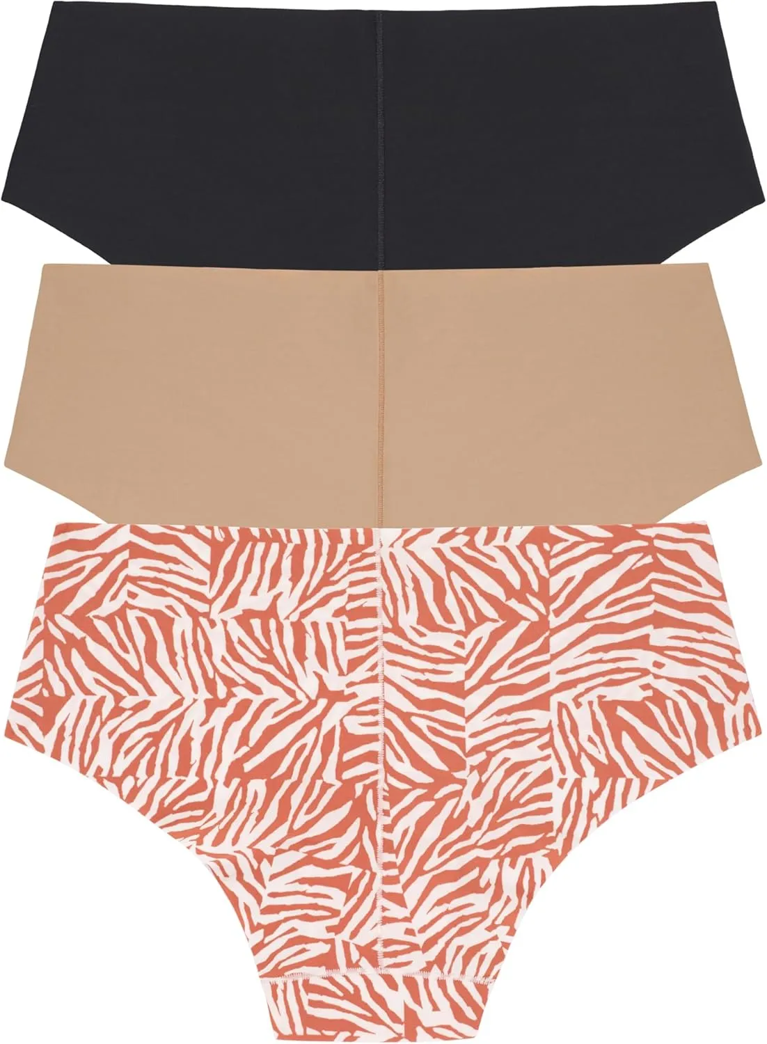 DKNY Women's Litewear Cut Anywhere Hipster Panties 3 Pack Multipack