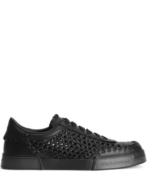 Dolce & Gabbana Portofino Yacht Black Suede Sneakers