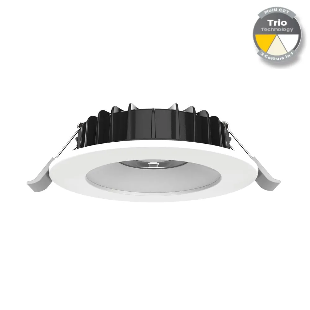 Domus SWAP-8-SLEEK - 8W LED Tri-Colour Dimmable Flat Sleek Trim LED Downlight