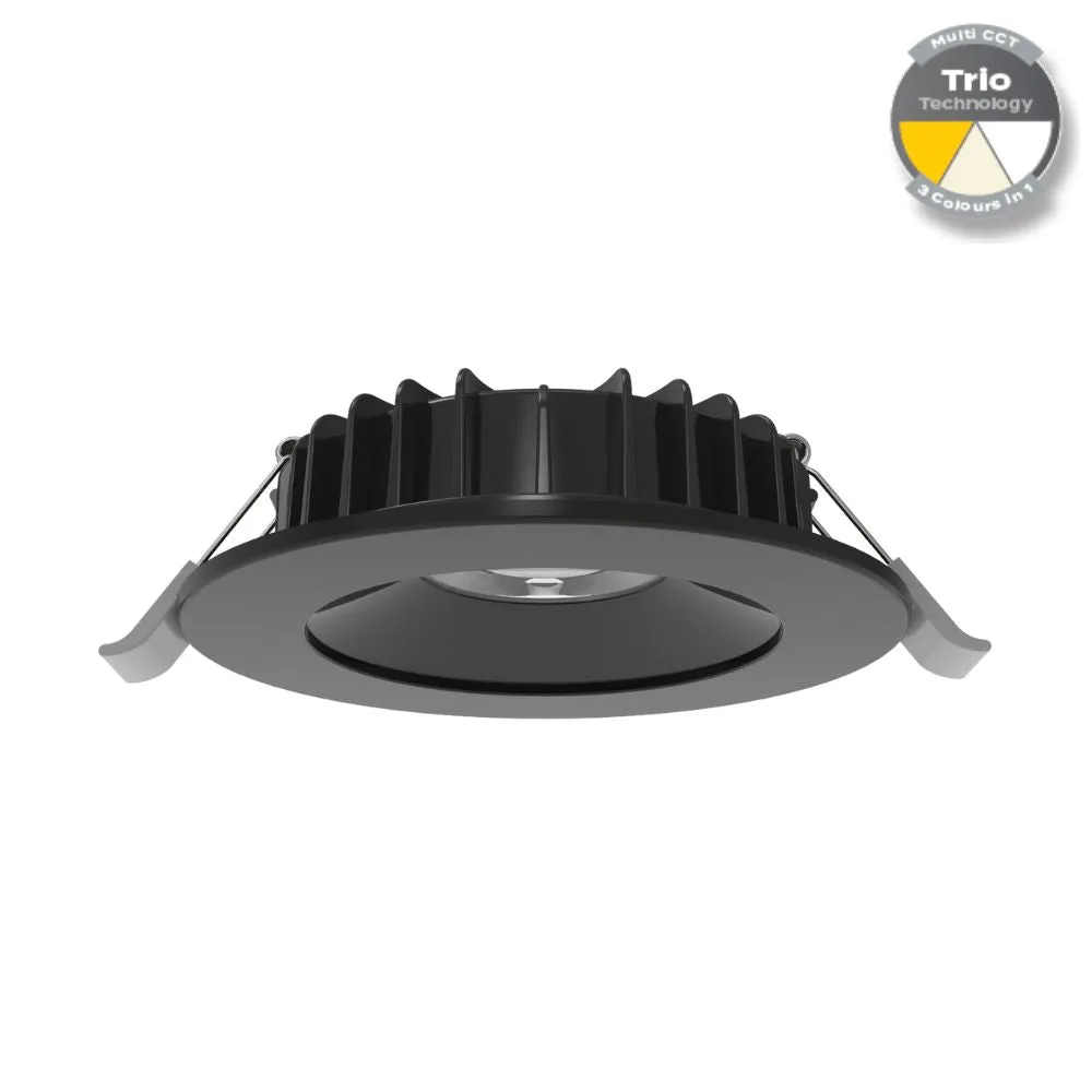 Domus SWAP-8-SLEEK - 8W LED Tri-Colour Dimmable Flat Sleek Trim LED Downlight