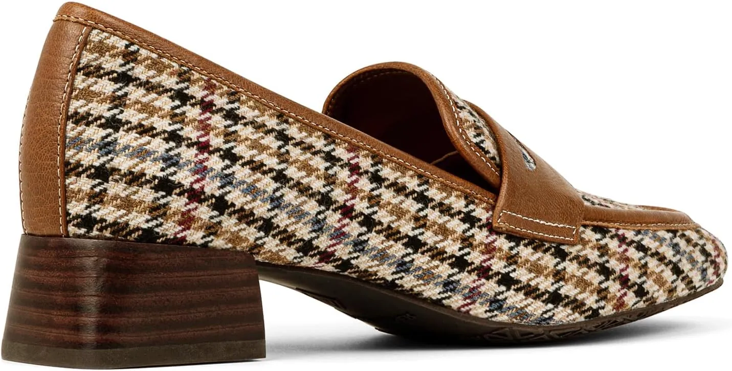 Donald Pliner Women’s Tristina Penny Loafer Heel – 1.3” Block Heel Shoes for Comfort, Slip On Women’s Heels