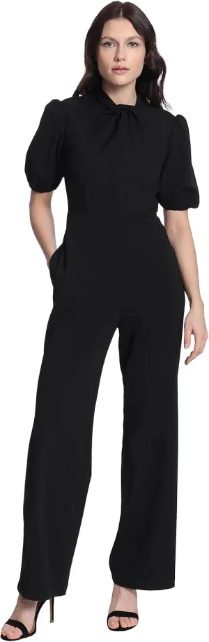 Donna Morgan womens Sleek Style Jumpsuit Office Workwear Event Guest of