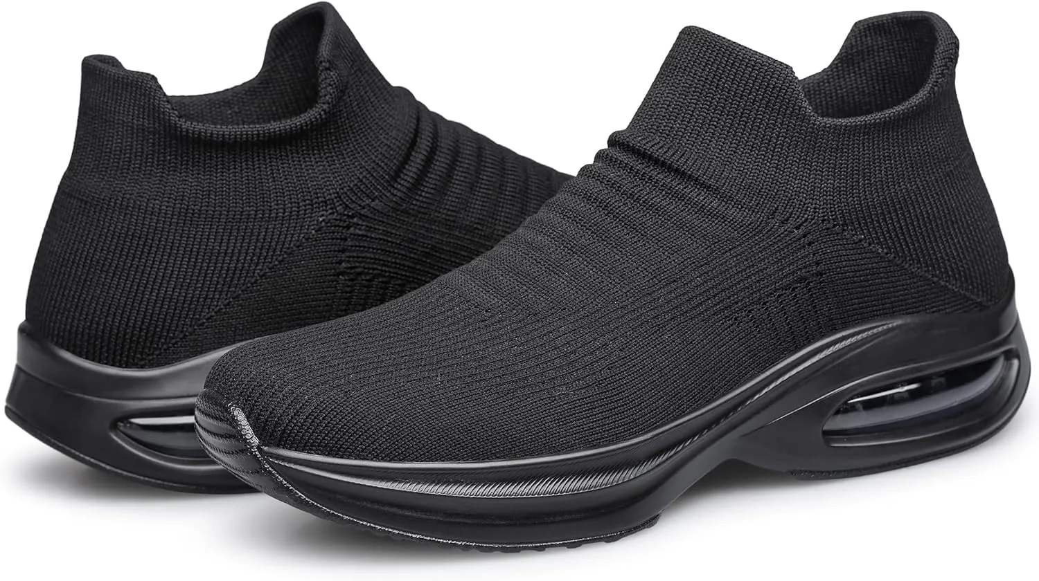 DOUSSPRT Womens Walking Shoes Sock Casual Ladies Fashion Sneakers Comfortable Slip On Air Cushion Platform