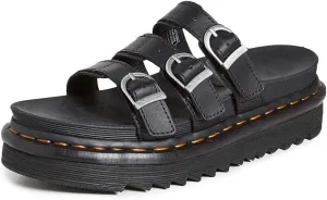 Dr. Martens Women's Blaire Slide Sandal, Black Hydro, 8
