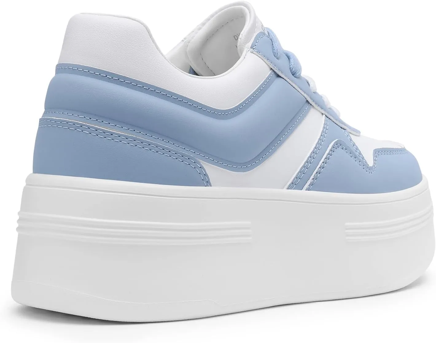 DREAM PAIRS Women Platform High Heel Fashion Sneakers Walking Lace Up Lightweight Stylish Classic Casual Sneaker.