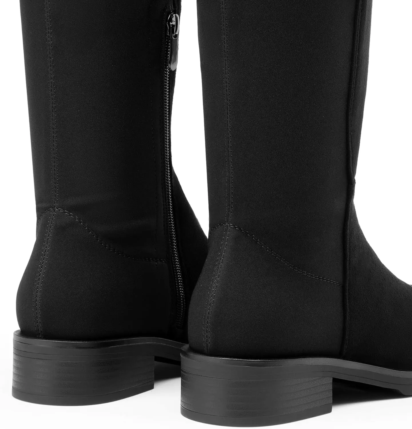 DREAM PAIRS Women's Knee High Boots, Comfortable Thigh High Daily Low Flat Heel Boots, SDOB2409W