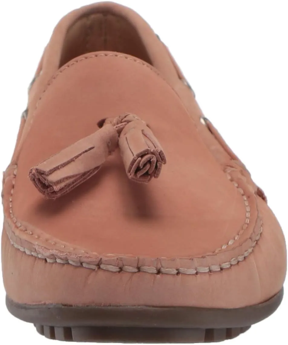Driver Club USA Women's Leather Made in Brazil Tassle Driving Loafer