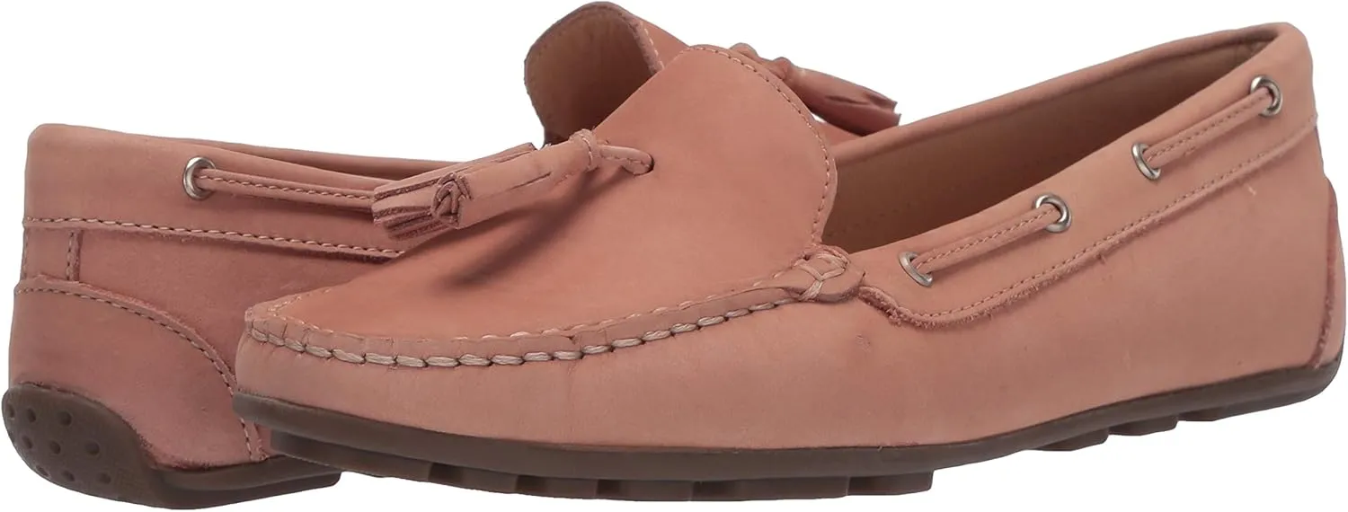 Driver Club USA Women's Leather Made in Brazil Tassle Driving Loafer