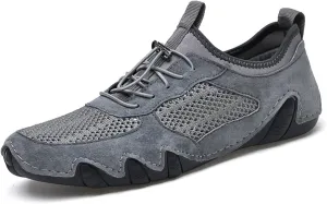 Driving Shoes for Men Breathable Mesh Men's Casual Shoes Slip On Fashion Comfortable Handmade