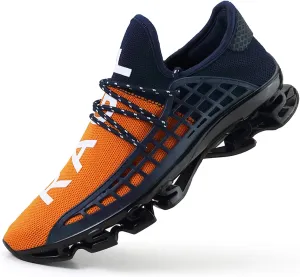 DUORO Mens Slip On Road Running Shoes Breathable Lightweight Comfortable Walking Shoes Athletic Gym Tennis Shoes for Men