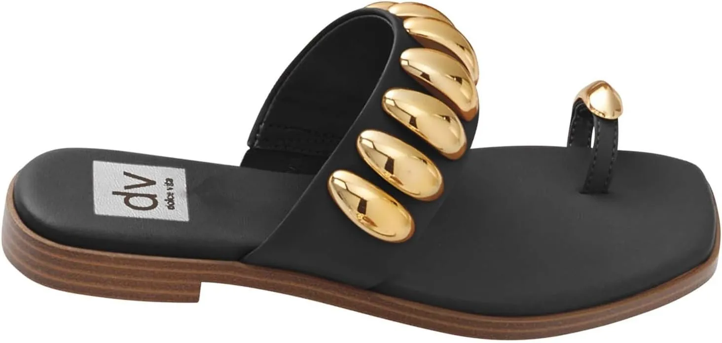 DV by Dolce Vita Moon Women's Sandal, 8.5 B(M) US, Black