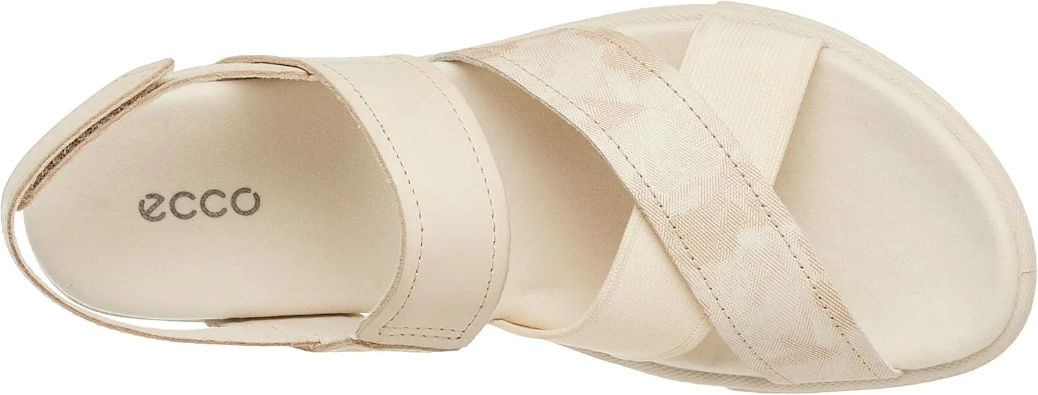ECCO Women's Flatform Flat Sandal, 6 US