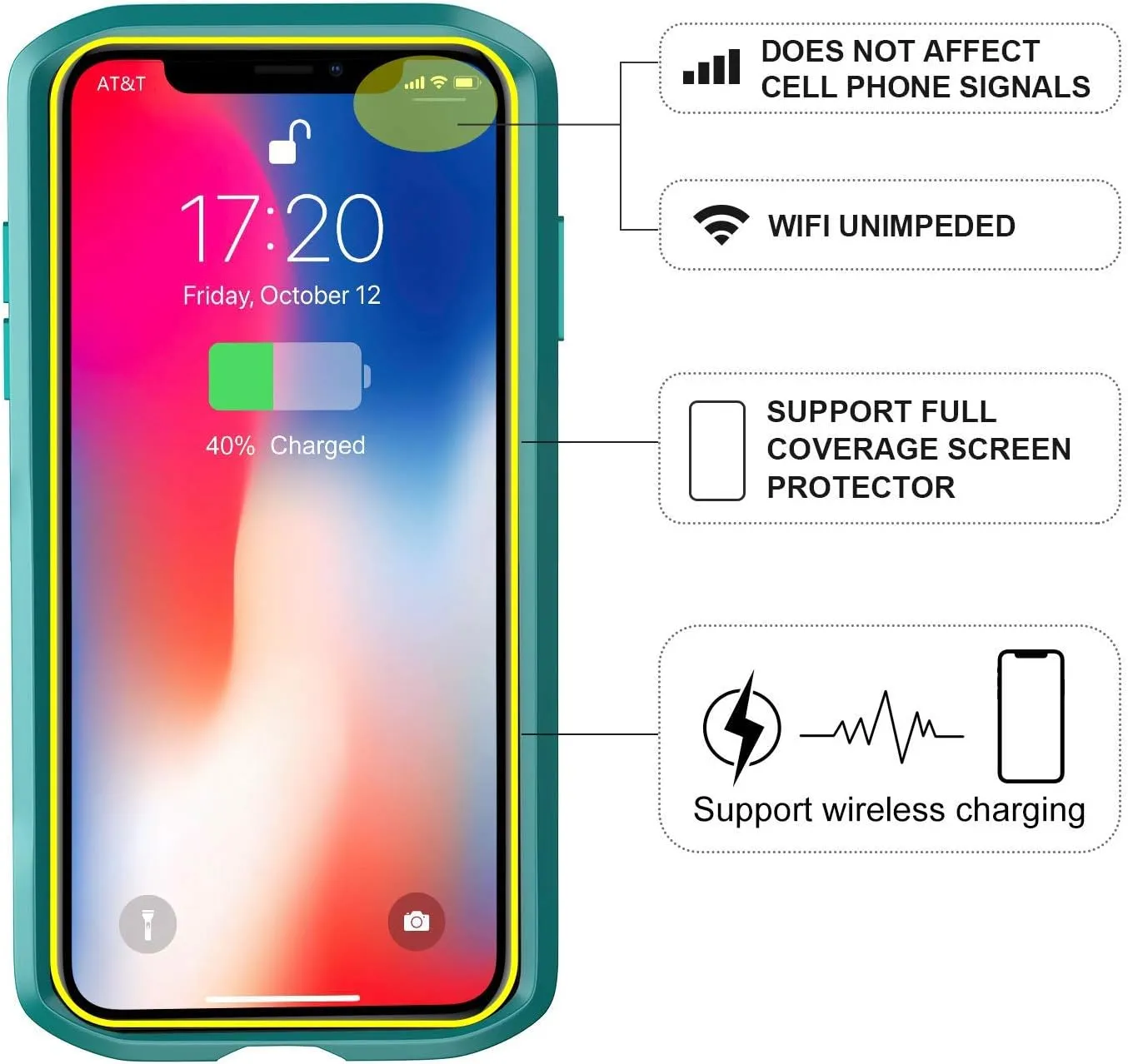 Element Case Shadow for iPhone XR - Premium Sleek Design Case with Impact-Resistant Frame, Durable Build Quality, Seamless Fit, Lightweight, Shockproof and Enhanced Device Compatibility - Green