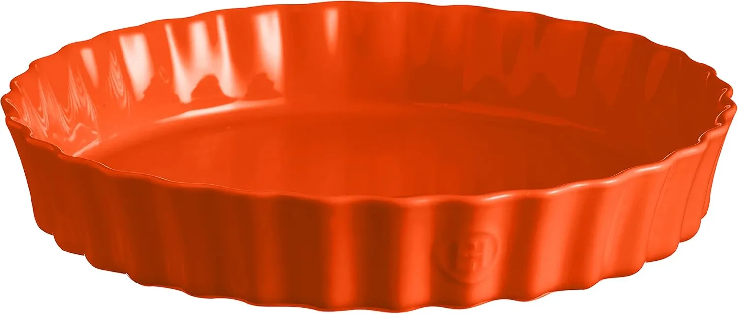 Emile Henry 12.6" x 2.2", Tuscany Deep Flan Dish