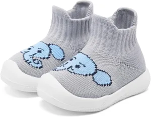 Engtoy Baby Sock Shoes Baby Walking Shoes Infant Non-Slip Breathable Slippers with Soft Rubber Sole Baby Boys Girls Slip On Sneakers