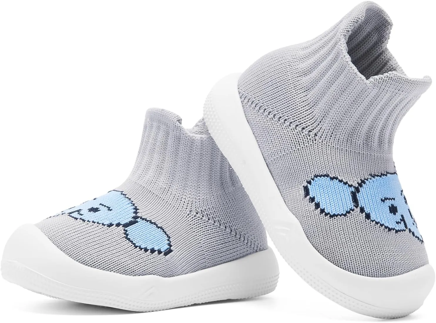 Engtoy Baby Sock Shoes Baby Walking Shoes Infant Non-Slip Breathable Slippers with Soft Rubber Sole Baby Boys Girls Slip On Sneakers