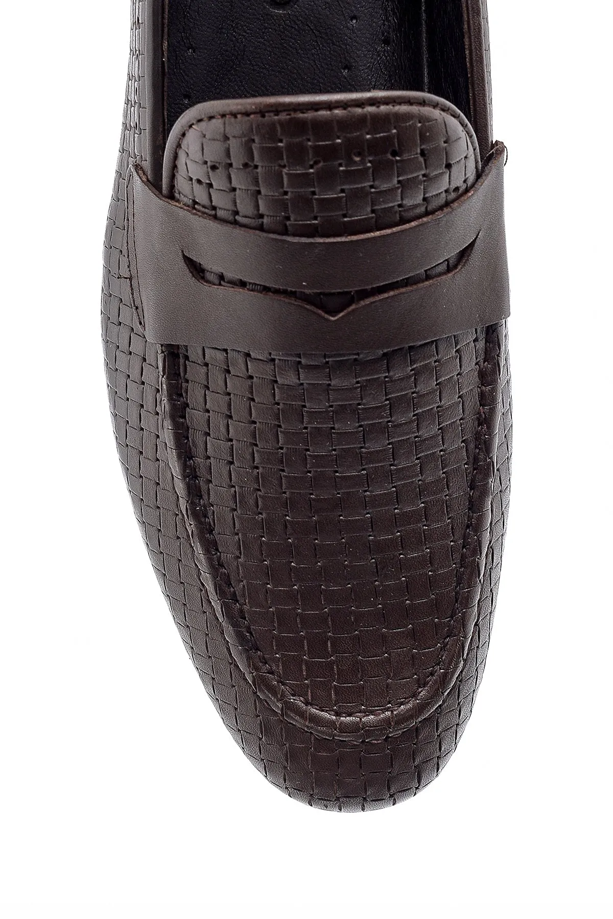 Erkek Deri Baskılı Loafer