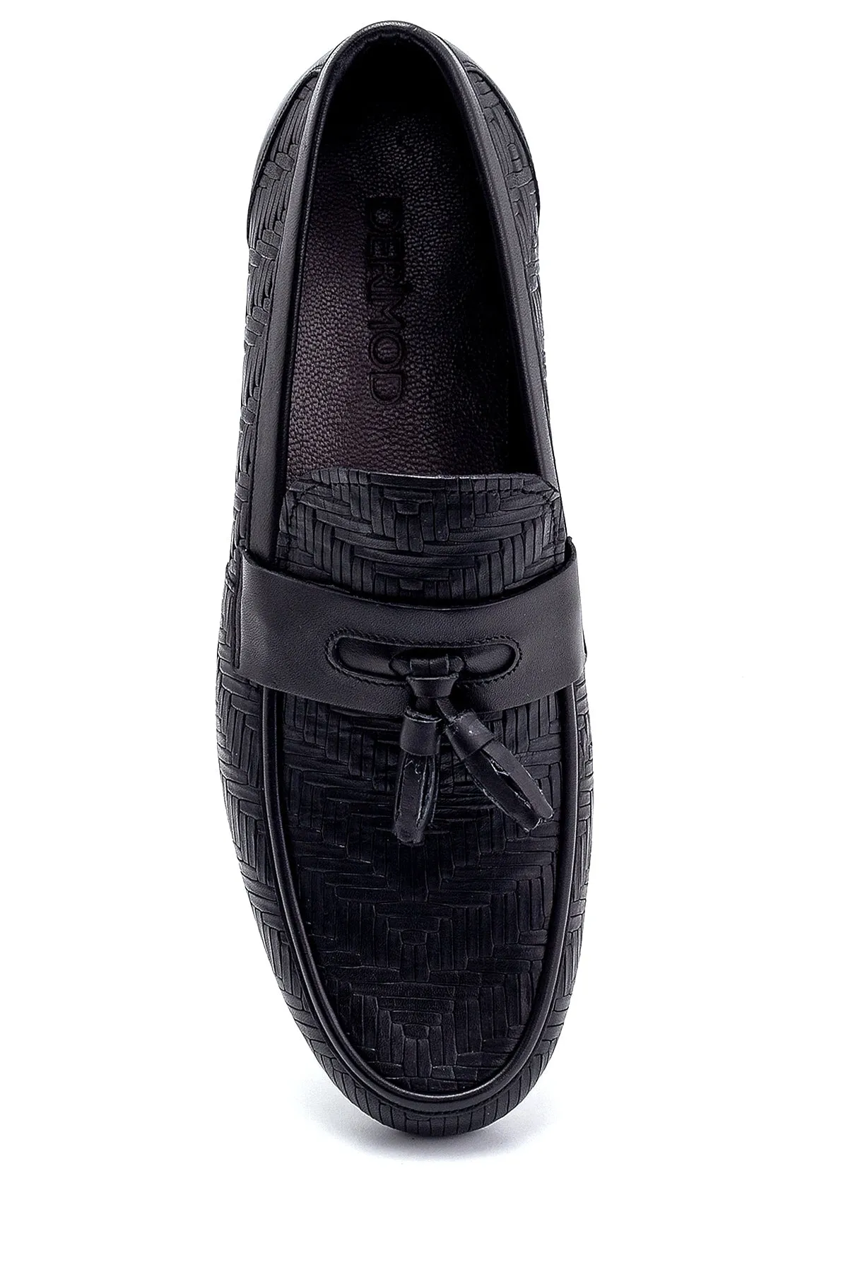 Erkek Deri Baskılı Loafer