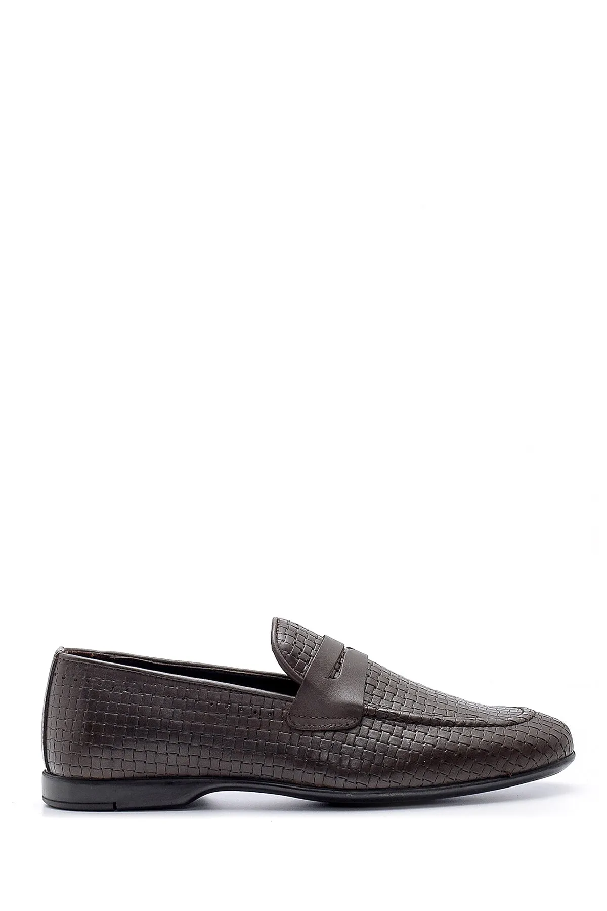 Erkek Deri Baskılı Loafer