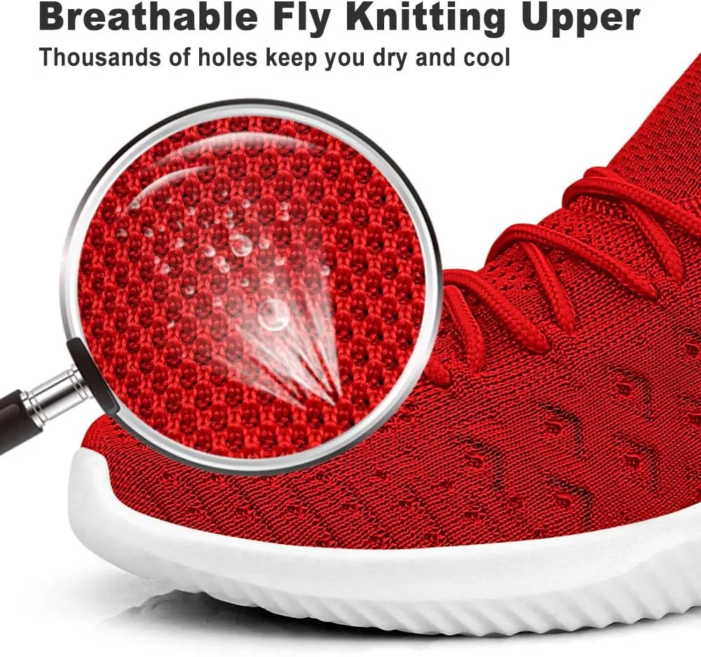 Feethit Mens Slip On Walking Shoes Lightweight Breathable Non Slip Running Shoes Comfortable Fashion Sneakers for Men