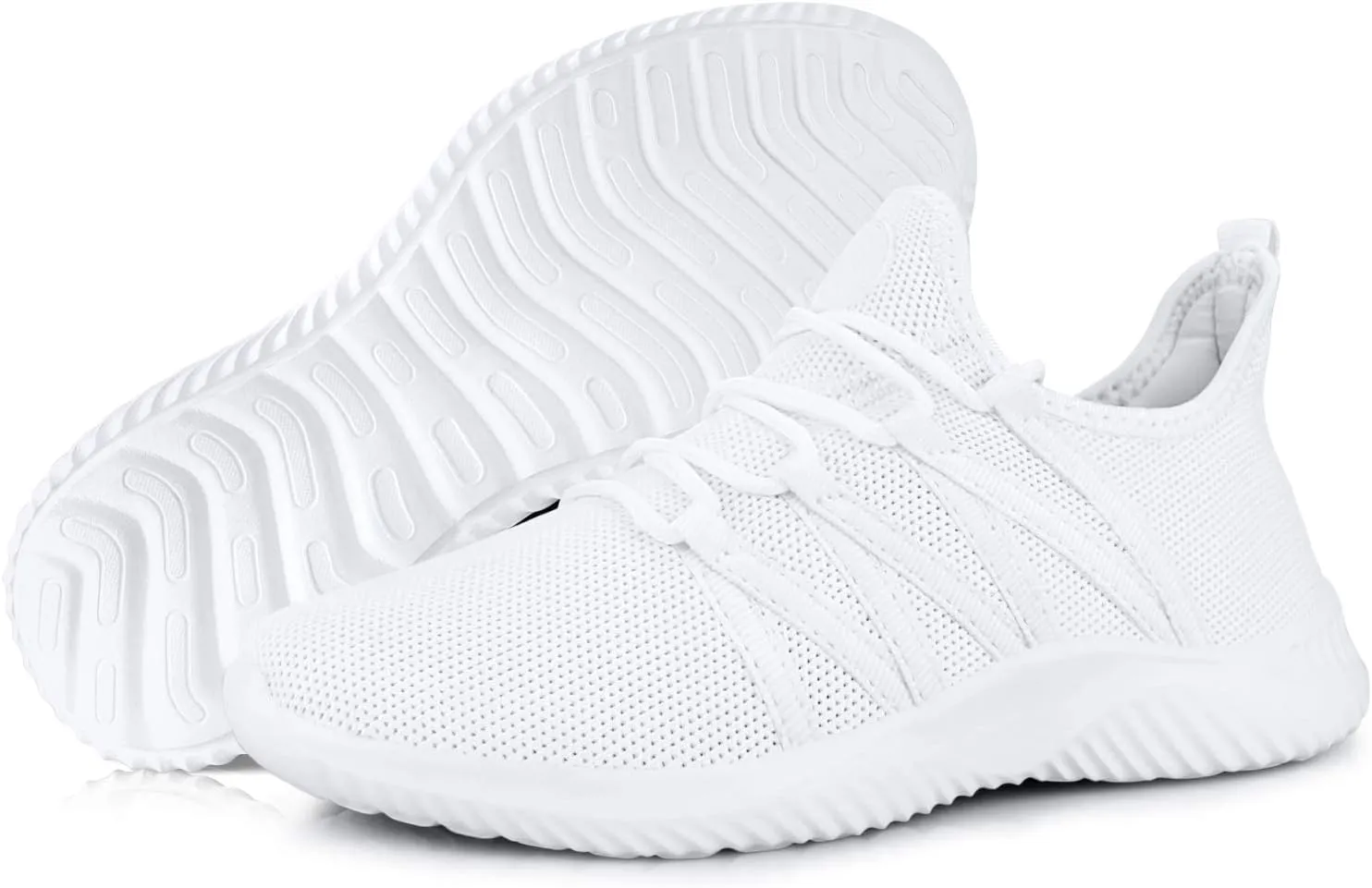 Feethit Womens Slip On Running Shoes Non Slip Walking Shoes Lightweight Gym Workout Shoes Breathable Fashion Sneakers