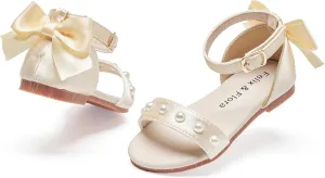 Felix & Flora Toddler Girl Sandals Open Toe Summer Flower Girl Dress Shoes