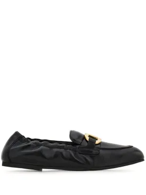 Ferragamo Black Flat Shoes