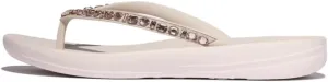 FitFlop Women's Iqushion Multi-Crystal Ergonomic Flip-Flops Wedge Sandal