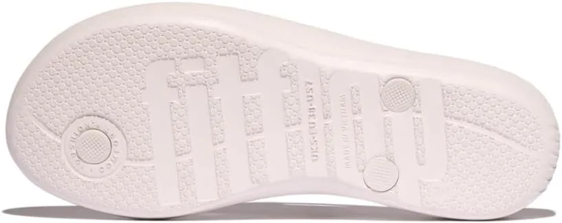 FitFlop Women's Iqushion Multi-Crystal Ergonomic Flip-Flops Wedge Sandal