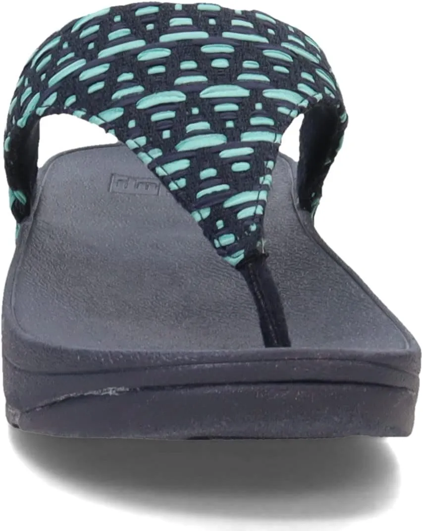 FitFlop Women's LULU GEO-Webbing Toe-Post Sandals