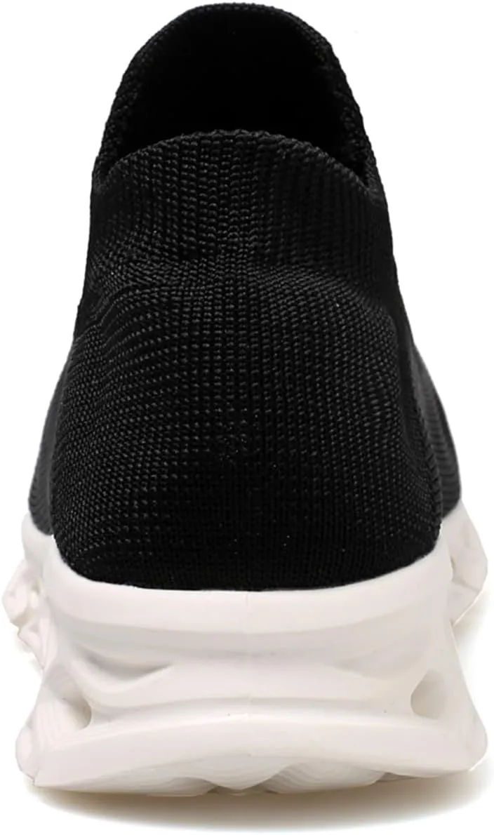 FLARUT Women's Walking Shoes Cushioning Loafer Sneakers Slip on Lightweight Mesh Sock Shoes