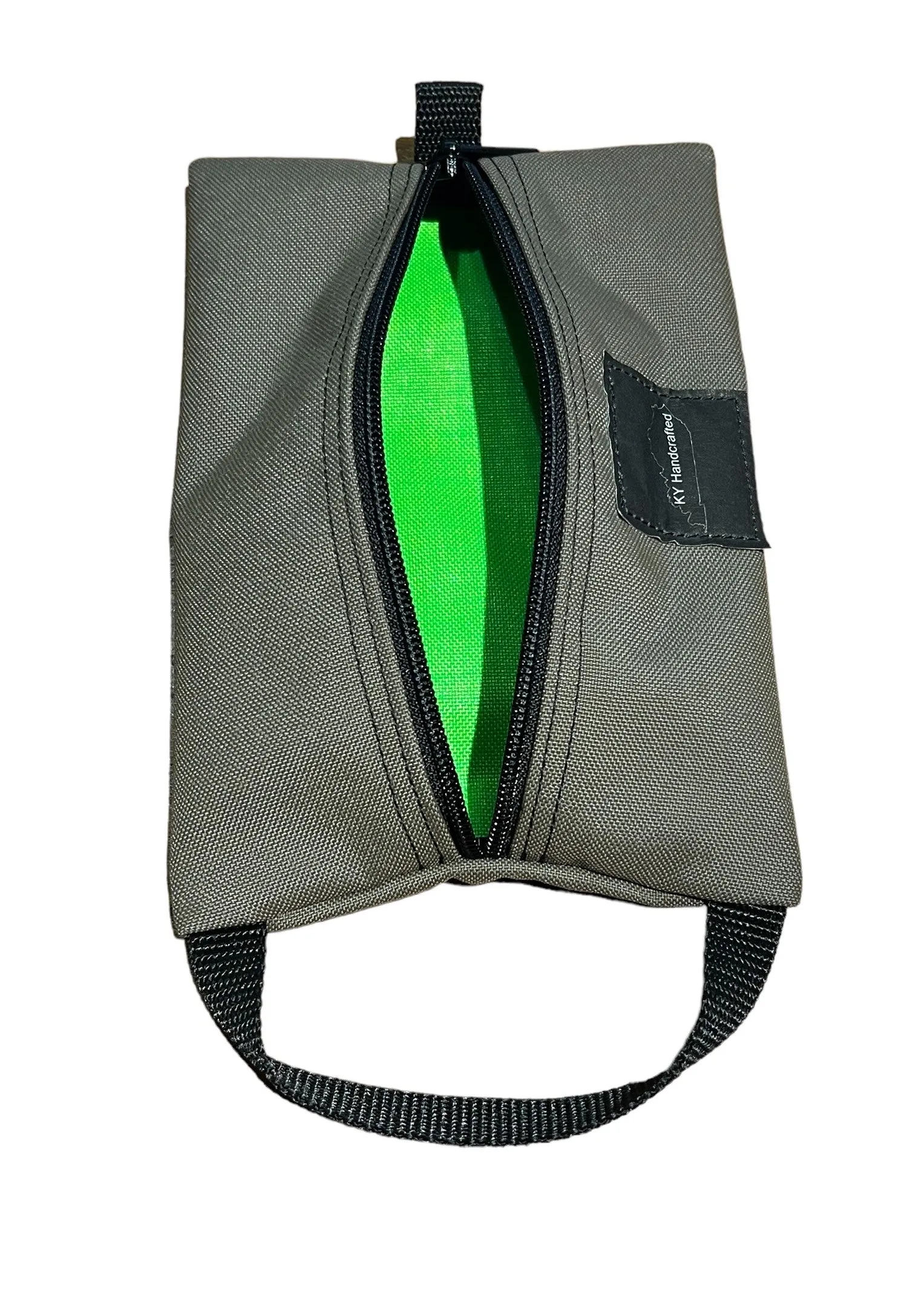 Flat Pouch - Mid Zip - Hi Viz   (Cordura)
