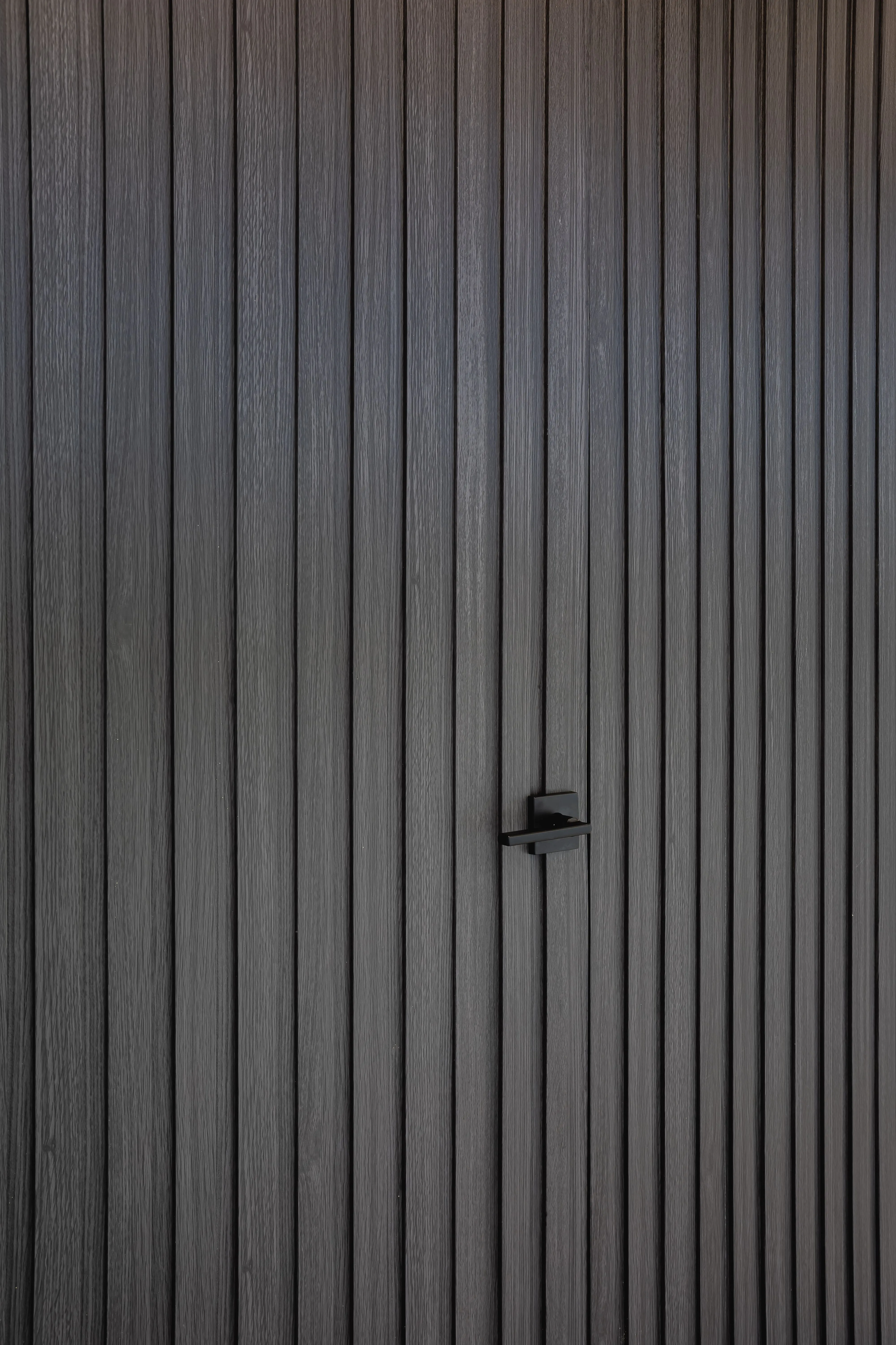 Flat Style Black Wood
