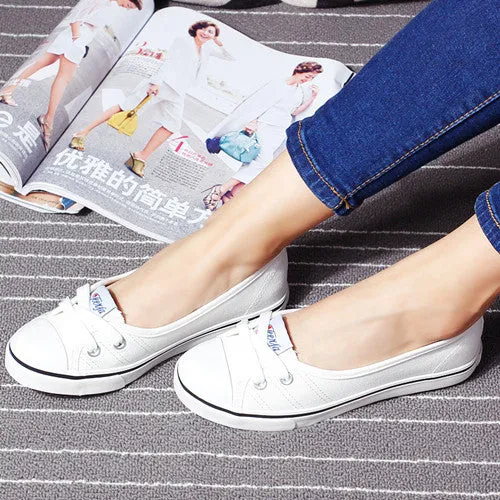 Flats Women Low 2016 Breathable Loafers Ballet Flats Stylish Mouth Women Canvas On Shoes Fashion Women Shoes Hurry, act fast Shallow Casual Slip Flats