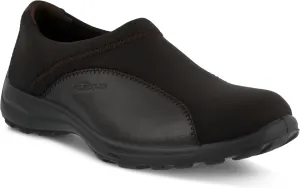Flexus Spring Step Willow Flat Shoes for Women - Leather and Lycra Women's Slip-On Shoes - Ladies Casual Shoes for Work or Everyday Wear