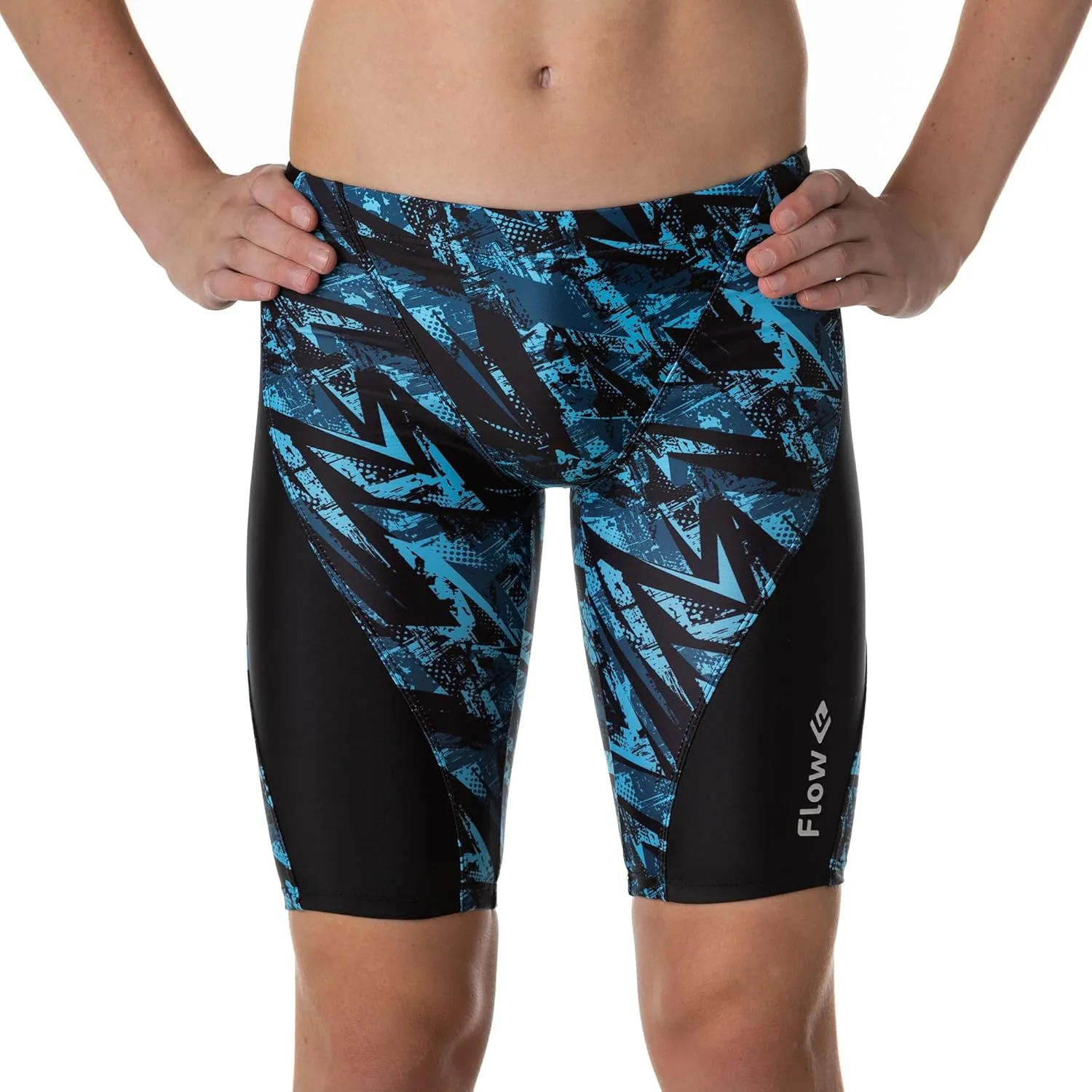Flow Splice Jammer Swimsuits - Swim Jammers for Swimming in Boys Size 21 to 32