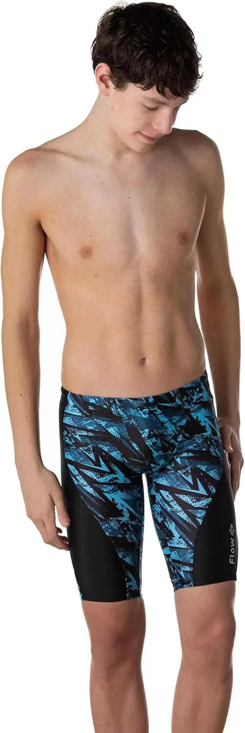 Flow Splice Jammer Swimsuits - Swim Jammers for Swimming in Boys Size 21 to 32