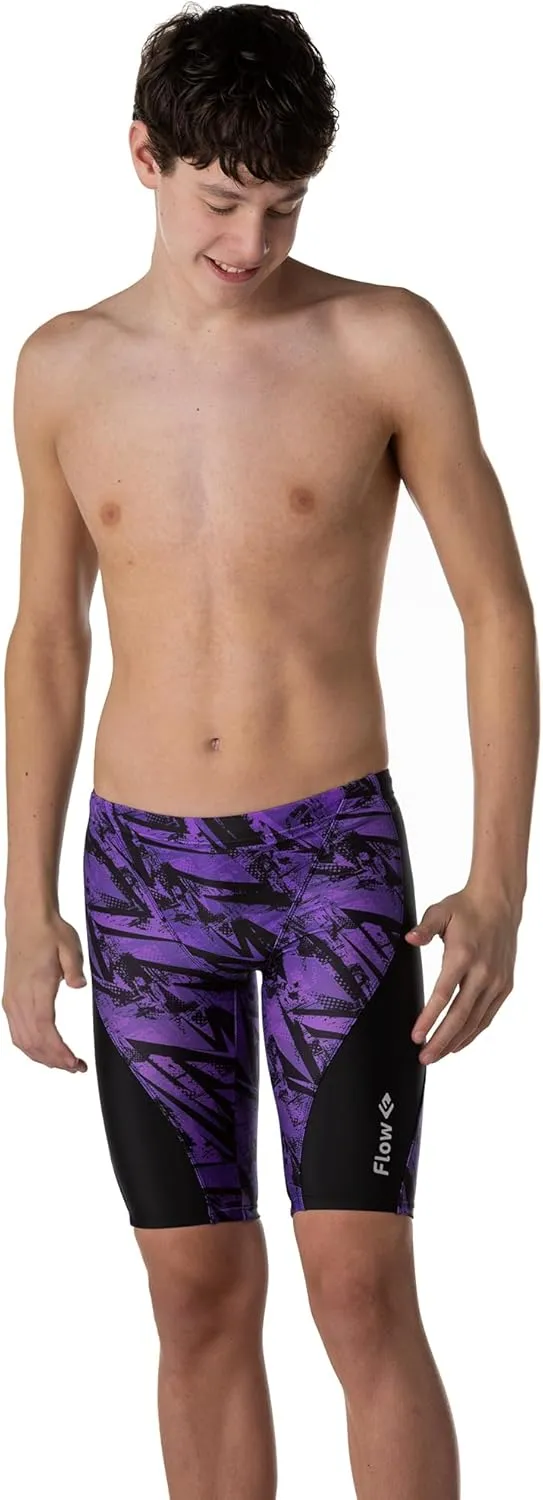Flow Splice Jammer Swimsuits - Swim Jammers for Swimming in Boys Size 21 to 32