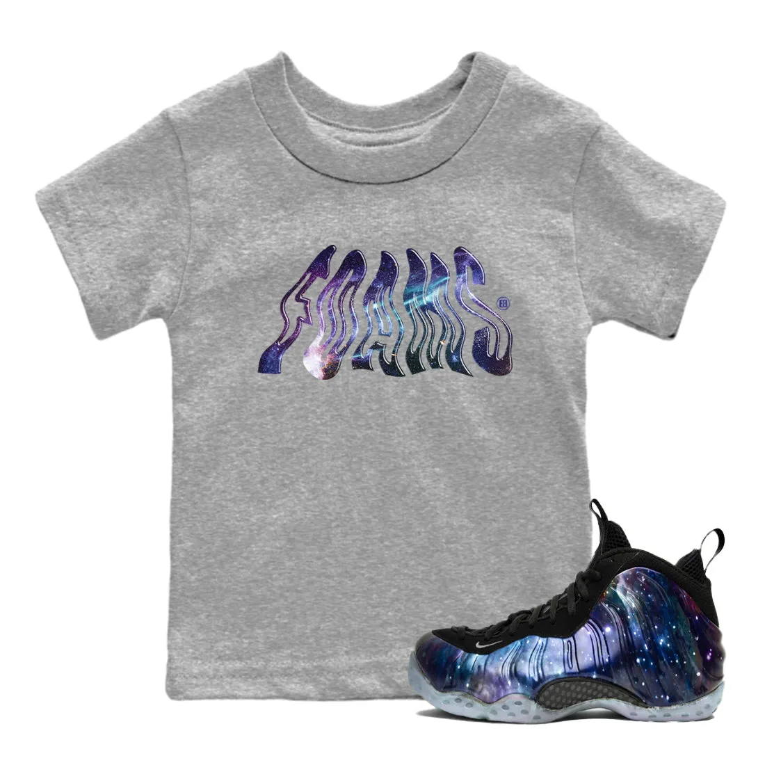 Foamposite Kids Galaxy Rapid shipping Elegant Foams Air - One SNRT Sneaker Tees