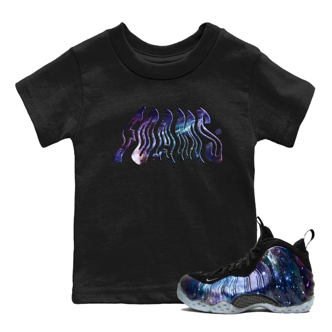 Foamposite Kids Galaxy Rapid shipping Elegant Foams Air - One SNRT Sneaker Tees