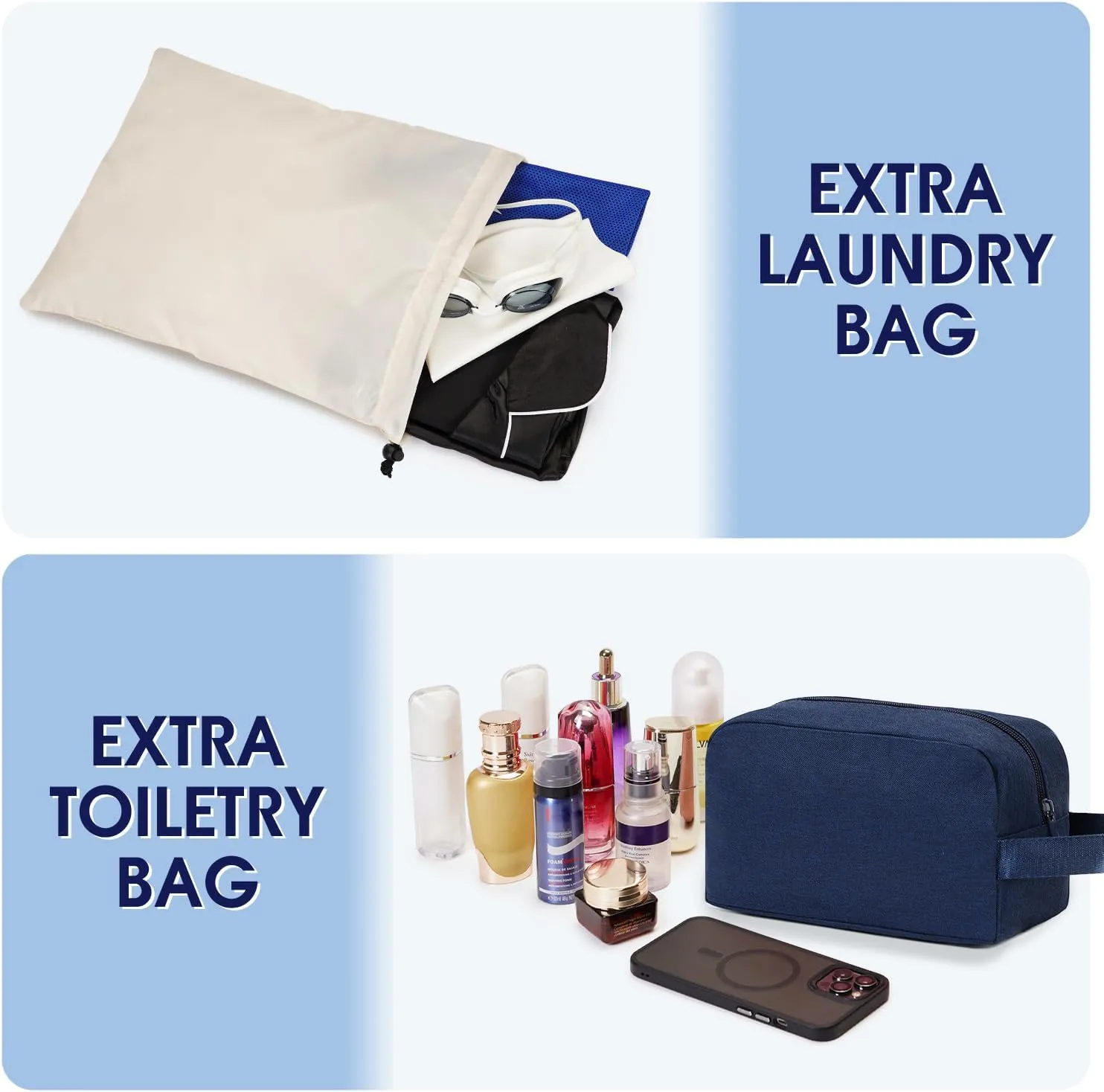 For Spirit Airlines 18x14x8 Personal Item Bag Underseat Carry On Bag with Wet Pocket & Shoe Compartment & USB Charging Port
